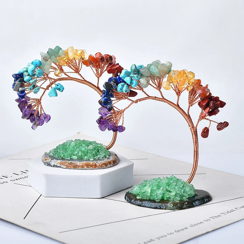 2 Arbres de crystal multicolor-2