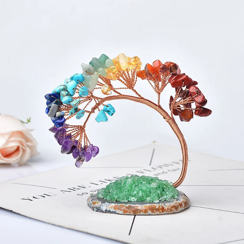 Arbre de crystal multicolor