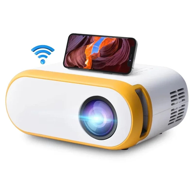 Mini-projecteur-jaune-blanc