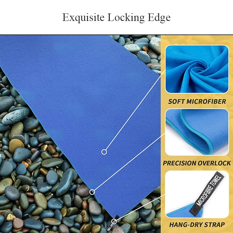 Serviette de sport Microfibres à séchage rapide - CAP OCEAN BIEN-ETRE
