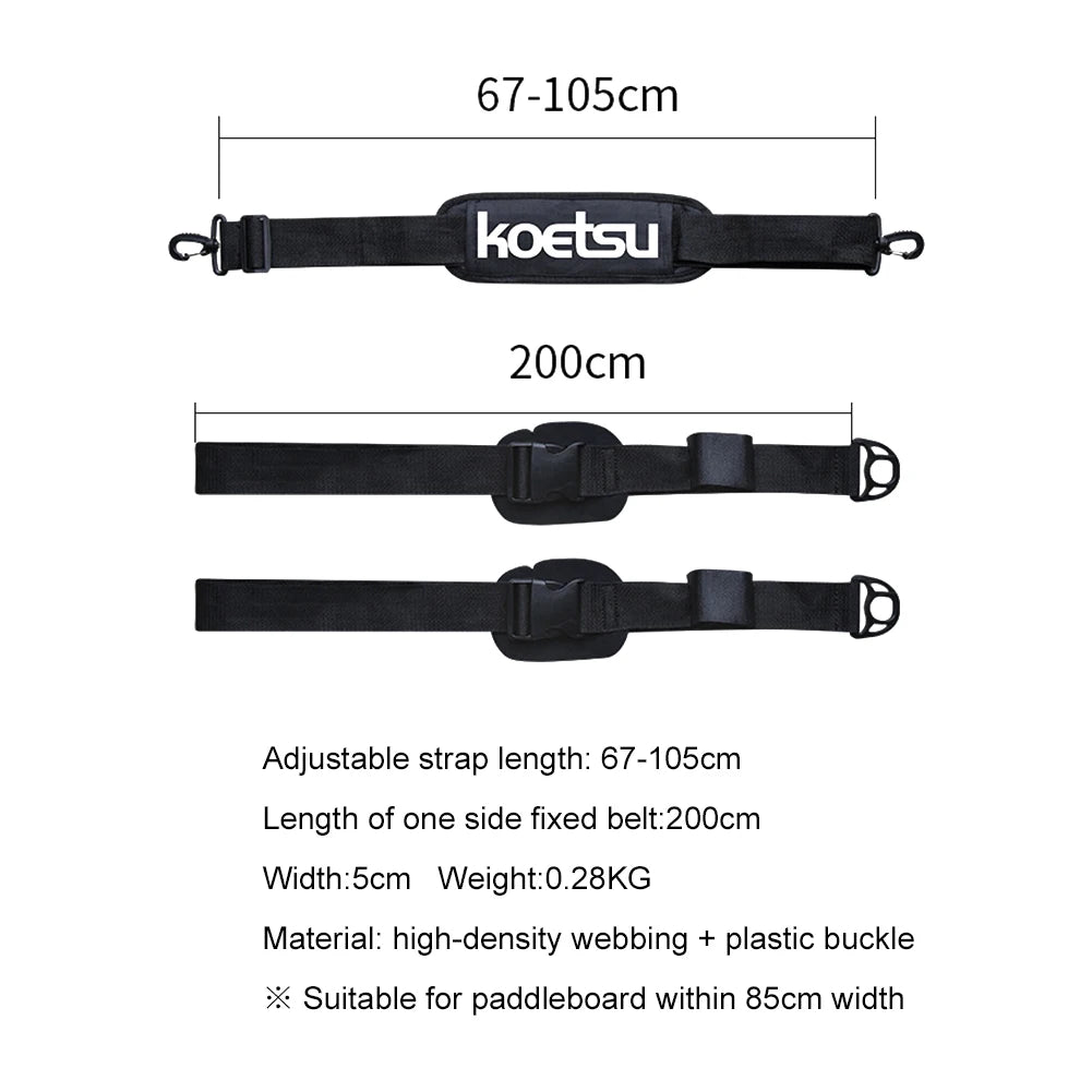 Sangle de Transport Planche de Surf ou Paddle - CAP OCEAN BIEN-ETRE
