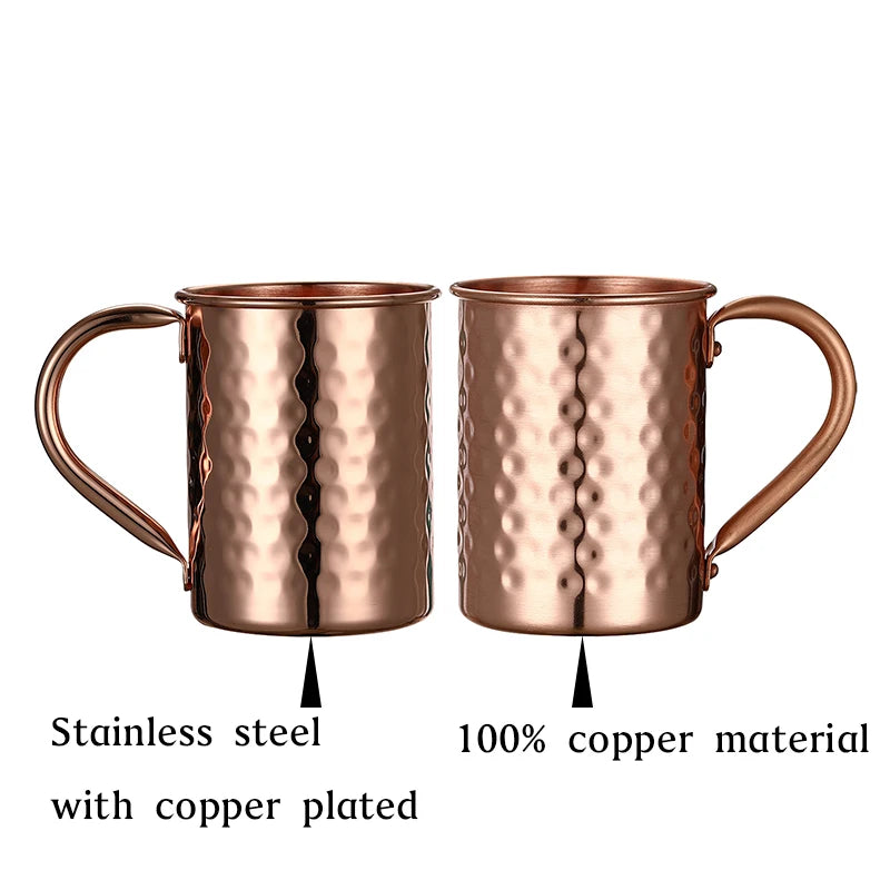 Tasse en Cuivre pur Moscow Mule™ pour purification de l'eau - CAP OCEAN BIEN-ETRE