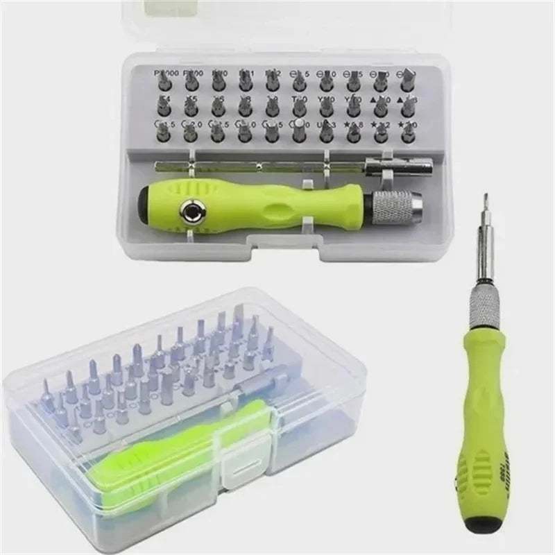 Tournevis-vert-fluo-boite-rangement-3-vues