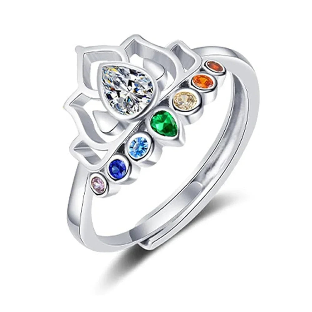 bague-7-chakras-fleur-de-lotus-argent