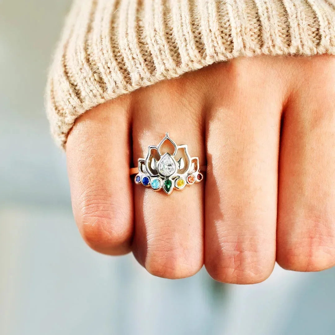 bague-7-chakras-fleur-de-lotus-main