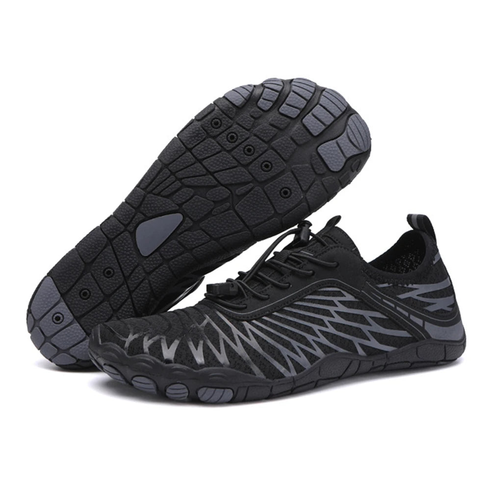 chaussures-pieds-nu-sport-minimaliste-noir-grise