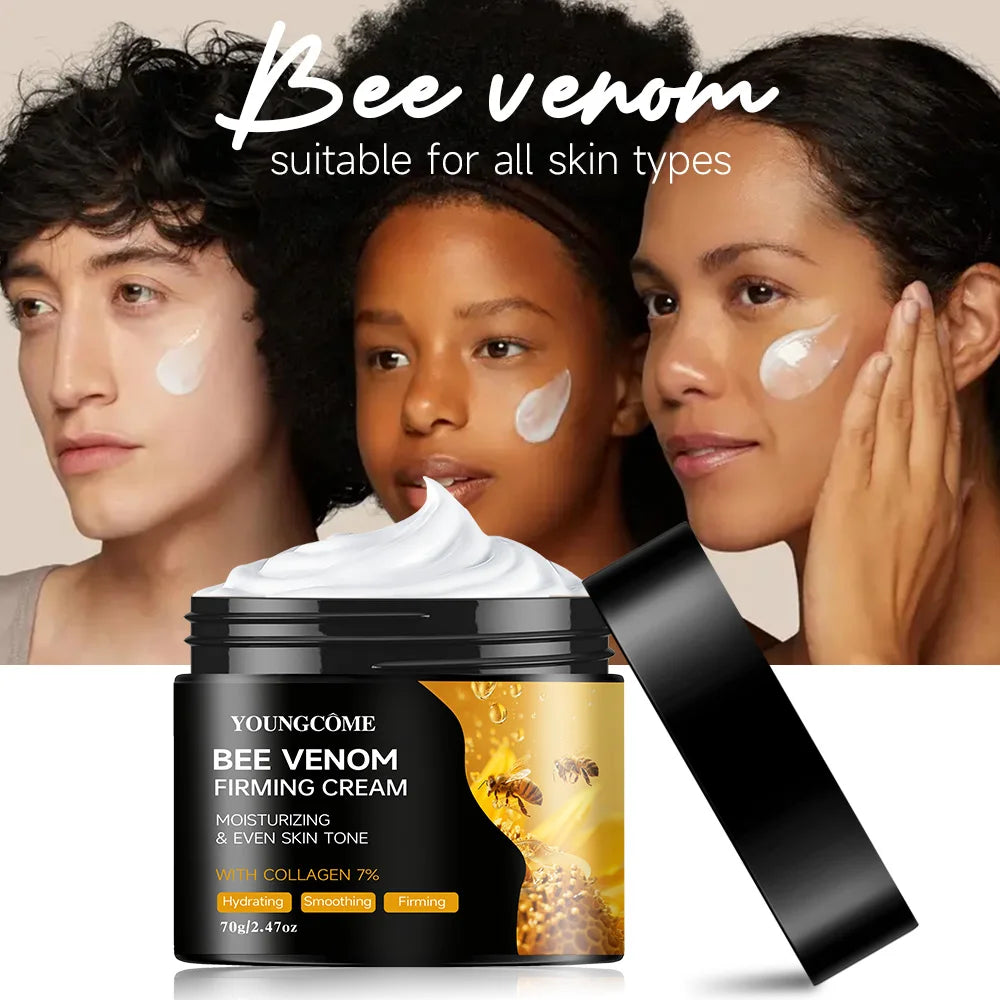 creme hydratante visage au venin d'abeille pour tout type de peau