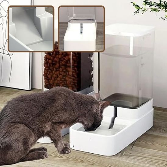 distributeur-de-croquette-pour-chat-blanc-demo-avec-chat-noir-avec-miniatures
