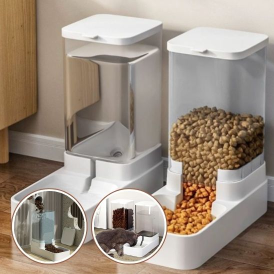 distributeur-de-croquette-pour-chat-blanc-vue-3-quart-droit-avec-miniatures