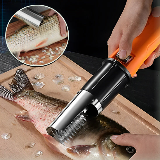 ecailleur-a-poisson-electrique-grattoir-demonstration-ecaillage
