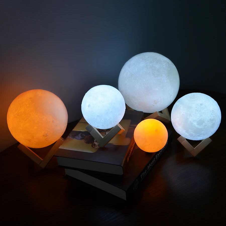 lampe-lune-lumineuse-colorés