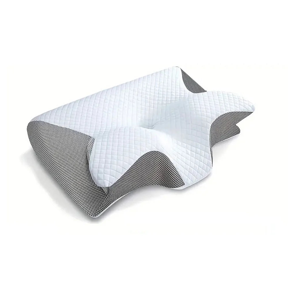 oreiller-cervical-butterfly-sleep-gris-blanc