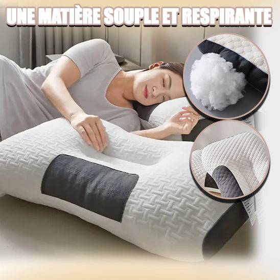 Elegear Oreiller Ergonomique Cervical, 60D Oreiller Memoire Forme pour Dormir sur Le Côté Le Dos Elegear Oreiller Ergonomique Cervical, 60D Oreiller Memoire Forme pour Dormir sur Le Côté Le Dos