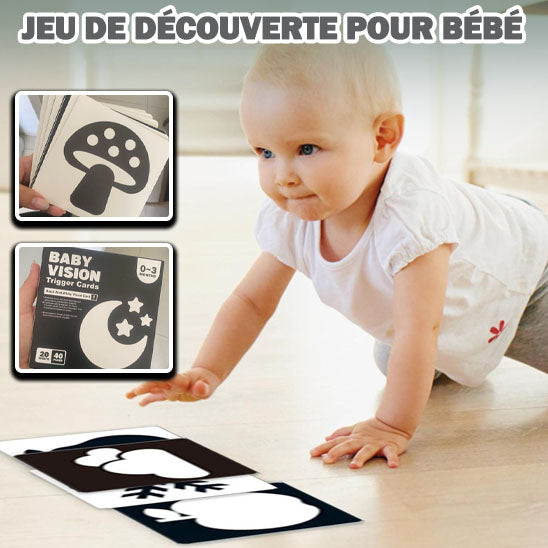 Carte de stimulation visuelle pour bebe - CAP OCEAN BIEN-ETRE