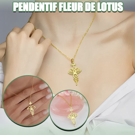 Fleur De Lotus Pendentif - CAP OCEAN BIEN-ETRE