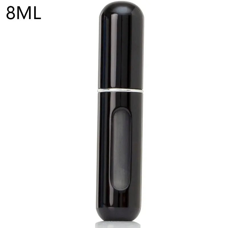 Atomiseur de parfum Portable, récipient liquide pour cosmétiques de voyage, Mini vaporisateur d'alcool en aluminium, bouteille vide rechargeable de 8/5ml - CAP OCEAN BIEN-ETRE