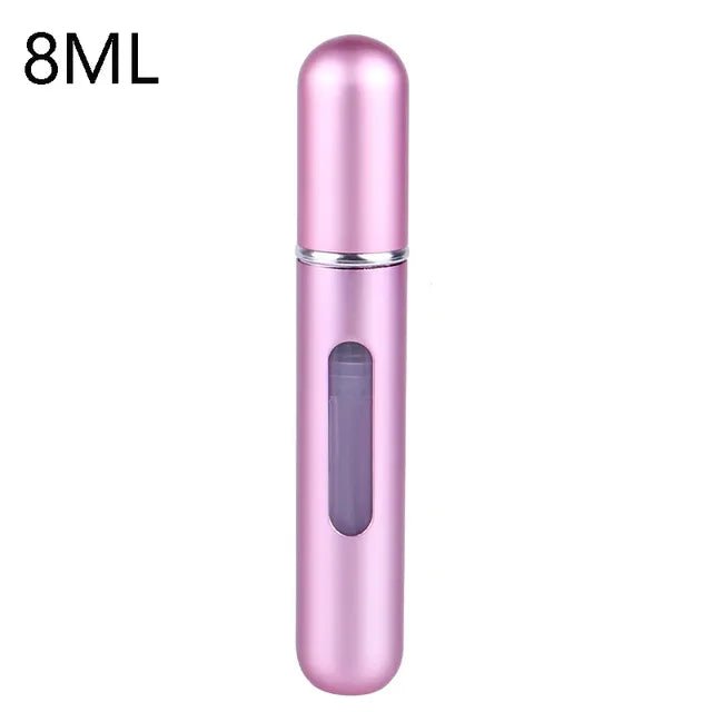 Atomiseur de parfum Portable, récipient liquide pour cosmétiques de voyage, Mini vaporisateur d'alcool en aluminium, bouteille vide rechargeable de 8/5ml - CAP OCEAN BIEN-ETRE