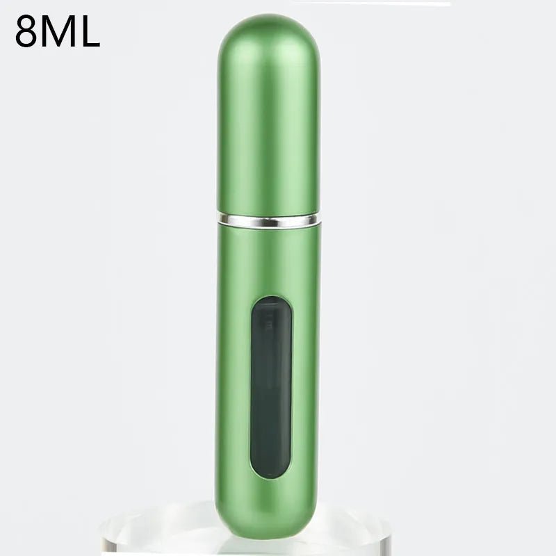 Atomiseur de parfum Portable, récipient liquide pour cosmétiques de voyage, Mini vaporisateur d'alcool en aluminium, bouteille vide rechargeable de 8/5ml - CAP OCEAN BIEN-ETRE