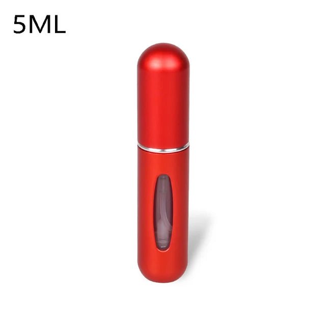 Atomiseur de parfum Portable, récipient liquide pour cosmétiques de voyage, Mini vaporisateur d'alcool en aluminium, bouteille vide rechargeable de 8/5ml - CAP OCEAN BIEN-ETRE