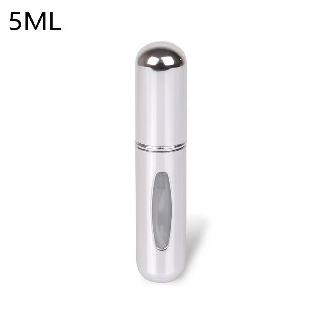 Atomiseur de parfum Portable, récipient liquide pour cosmétiques de voyage, Mini vaporisateur d'alcool en aluminium, bouteille vide rechargeable de 8/5ml - CAP OCEAN BIEN-ETRE