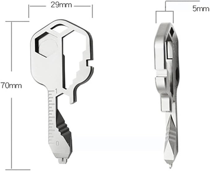 Porte-clés décapsuleur multifonction 24 en 1