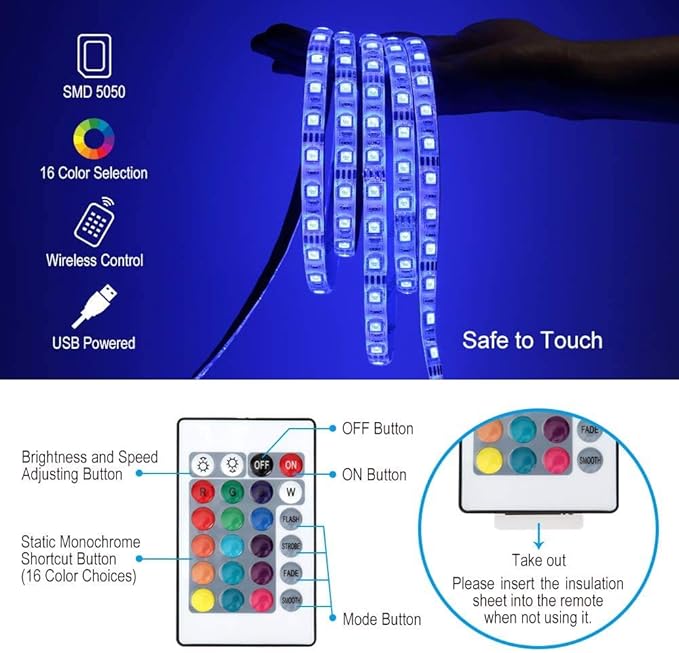 Bandes lumineuses LED RGB