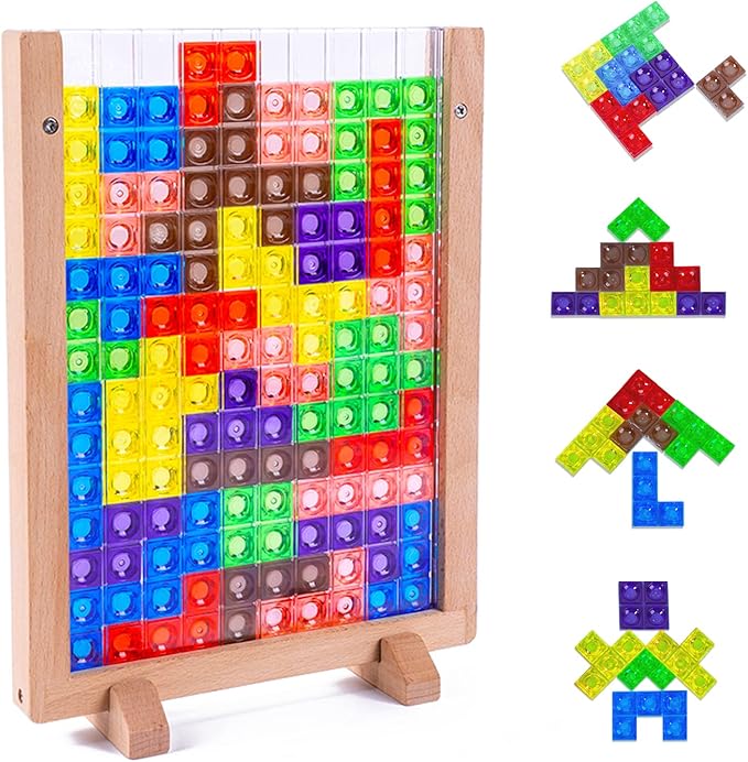 Tetra Tower Jouet d'équilibre pour Enfant, Tetra Tower Balance Game, Swing Stack High Balance Jeu Montessori, Puzzle Tetris Jeu, éducatif interactifs Cadeau Adulte Enfant Jouet 3 Ans+ (48 Pièces Tetra Tower Jouet d'équilibre pour Enfant, Tetra Tower Balance Game, Swing Stack High Balance Jeu Montessori, Puzzle Tetris Jeu, éducatif interactifs Cadeau Adulte Enfant Jouet 3 Ans+ (48 Pièces