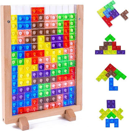 Jeux d'empilement 3D Jouets Montessori style TETRIS™