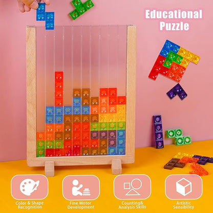 Jeux d'empilement 3D Jouets Montessori style TETRIS™