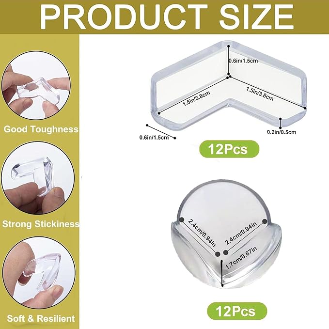 protections d'angles en silicone pour bébé