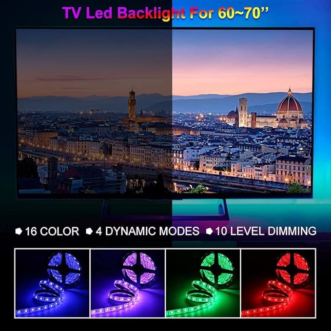 Bandes lumineuses LED RGB