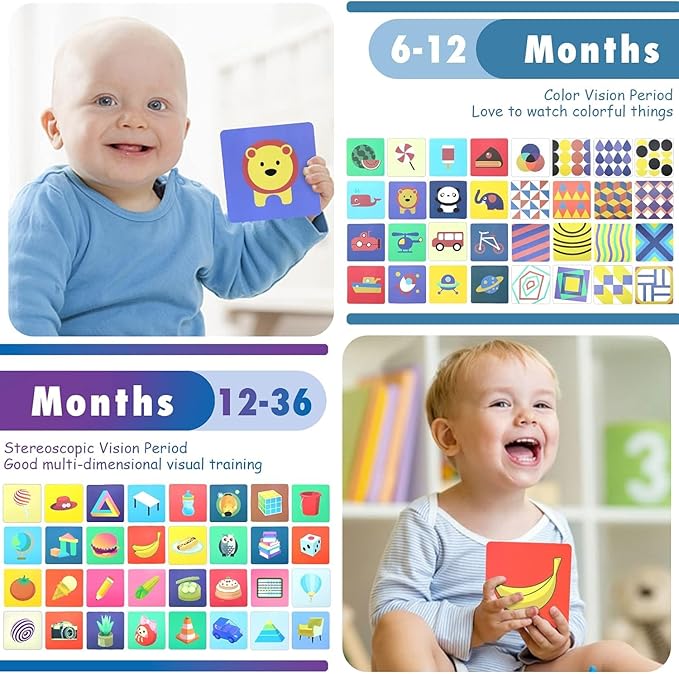 Carte de stimulation visuelle pour bebe