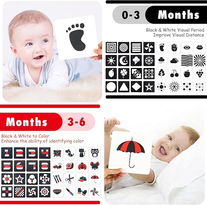 Carte de stimulation visuelle pour bebe