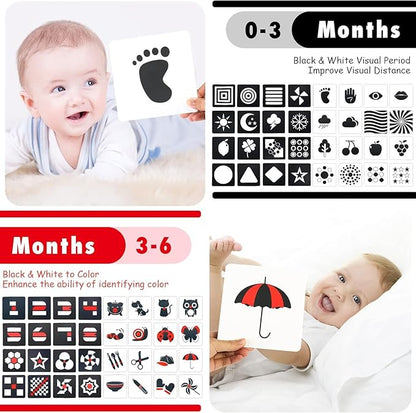 Carte de stimulation visuelle pour bebe