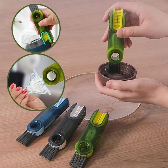 Brosse-multifonction-verte-couvercle-avec-puces