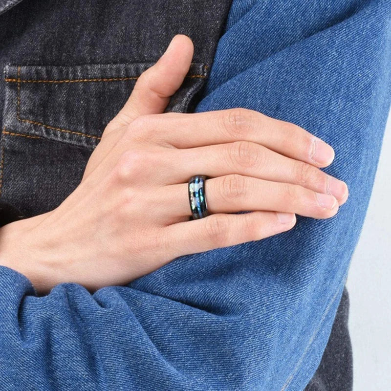 Bague de mariage en tungstène pour hommes