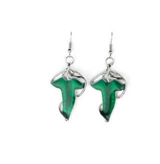 Boucles d'oreilles feuilles de Lothlorien - CAP OCEAN BIEN-ETRE