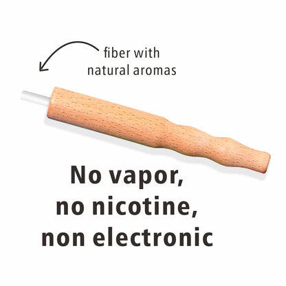 Inhalateur huiles essentielles en bois naturel