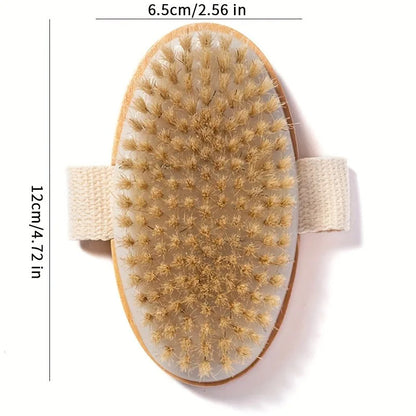 Brosse de bain SPA à poils naturels pour le corps | Raffermissante