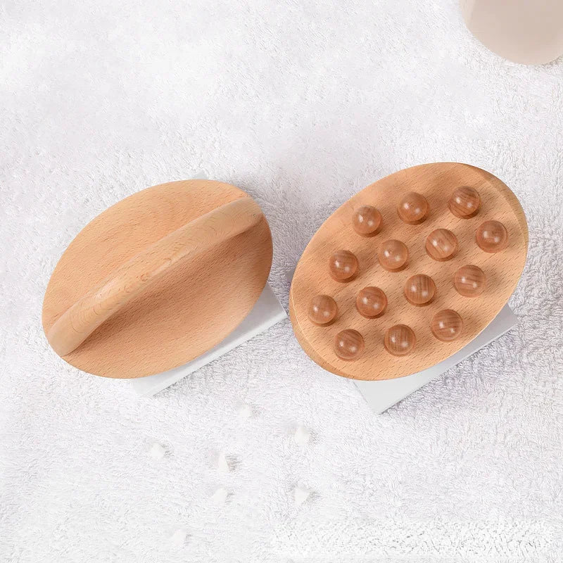 Brosse energétique Gua Sha | Bois Naturel Apaisant