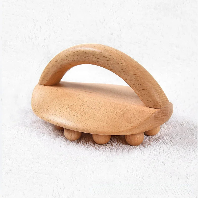 Brosse energétique Gua Sha | Bois Naturel Apaisant