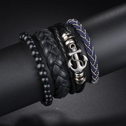 Bracelets En Cuir Tressés - CAP OCEAN BIEN-ETRE