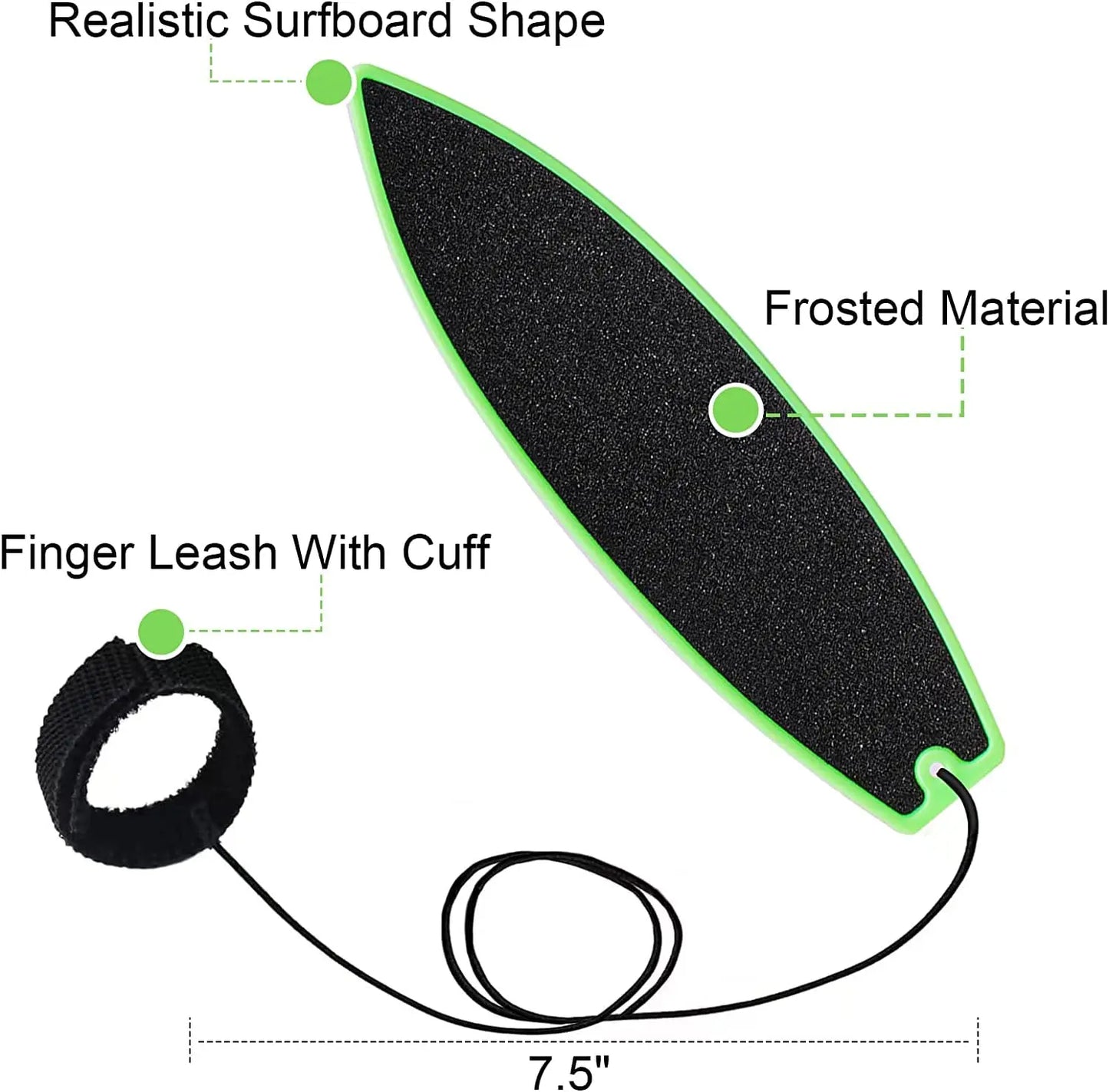 Planche de surf doigt