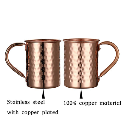 Tasse en Cuivre pur Moscow Mule™ pour purification de l'eau - CAP OCEAN BIEN-ETRE