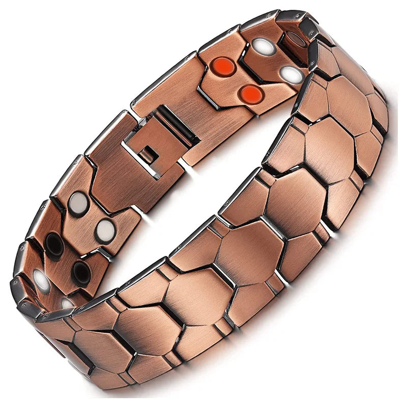 Bracelet en cuivre pur pour hommes et femmes