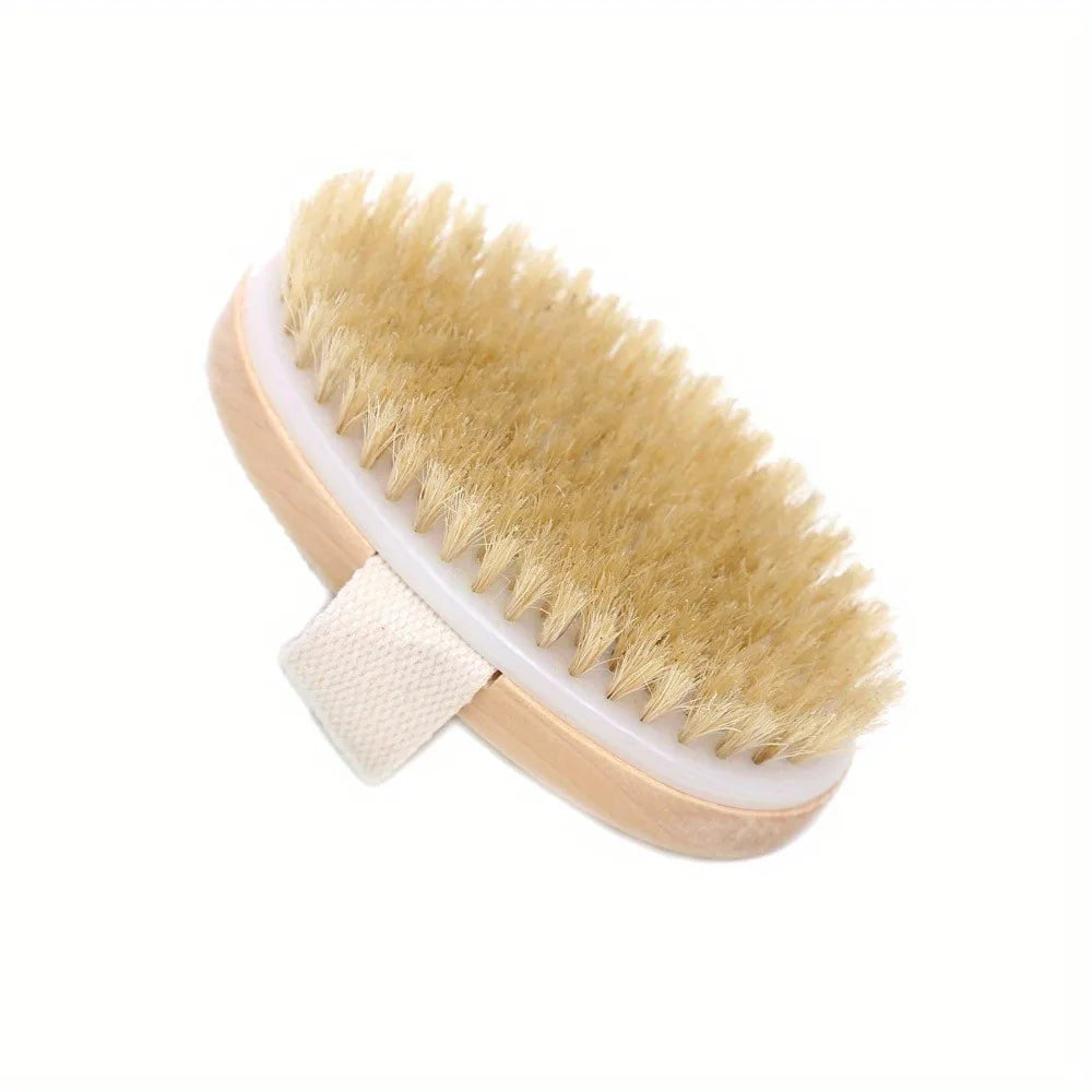 Brosse de bain SPA à poils naturels pour le corps | Raffermissante