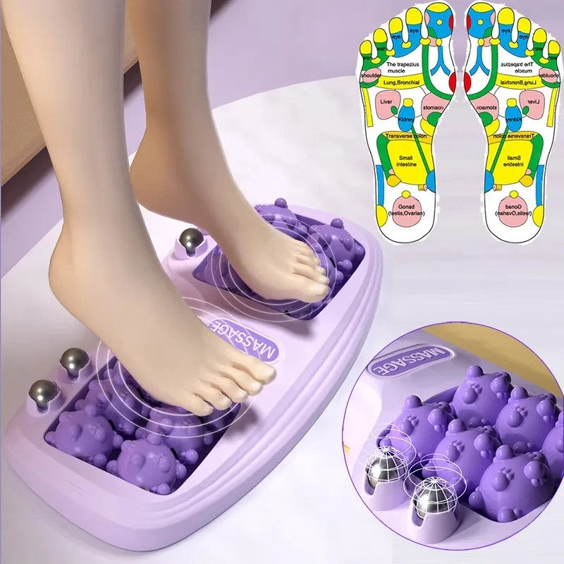 Massage des pieds rouleau de perles magnetiques reflexologie des pieds