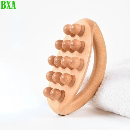 Brosse energétique Gua Sha | Bois Naturel Apaisant