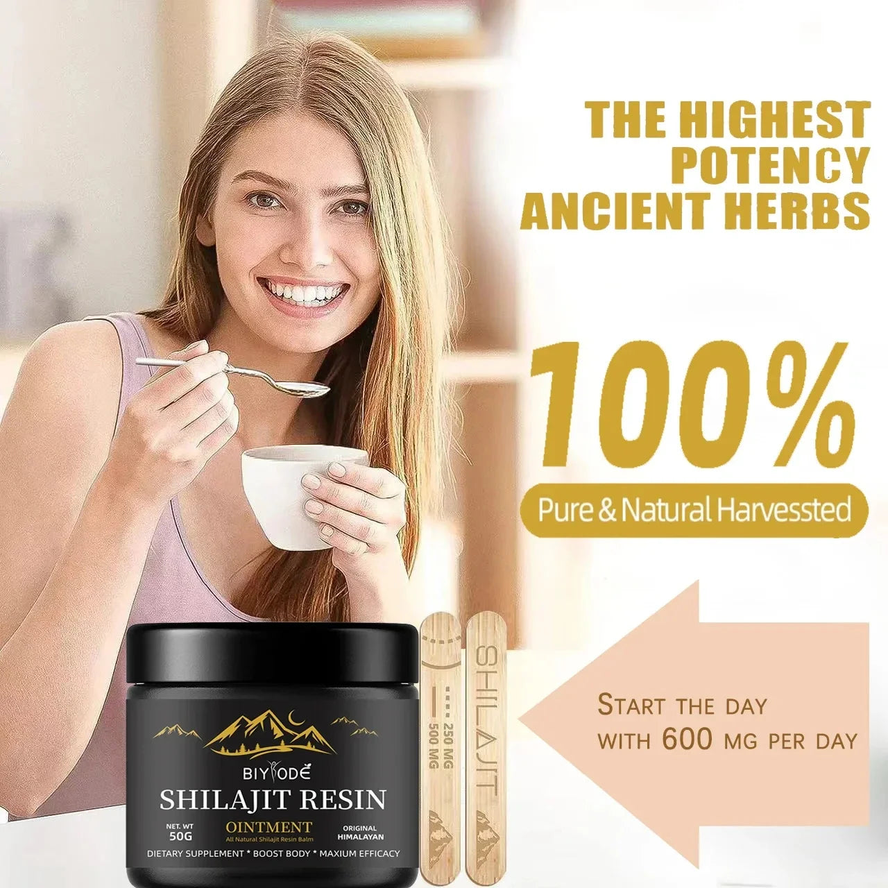 Résine Shilajit Pure de l'Himalaya - CAP OCEAN BIEN-ETRE