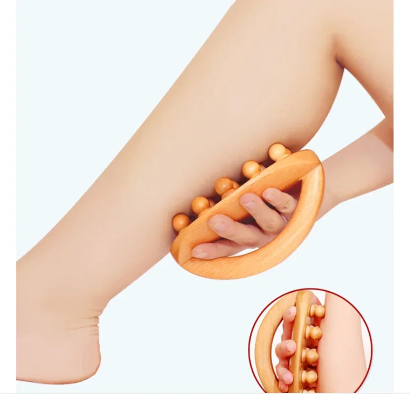 Brosse energétique Gua Sha | Bois Naturel Apaisant